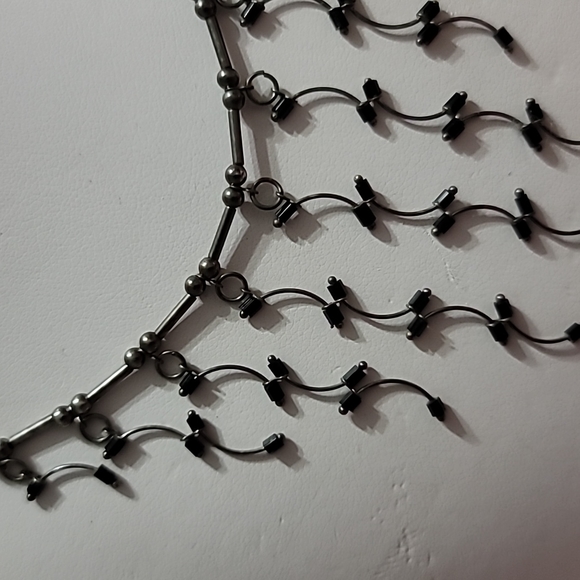 Delicate Drop Tendrills Necklace - Picture 2 of 5